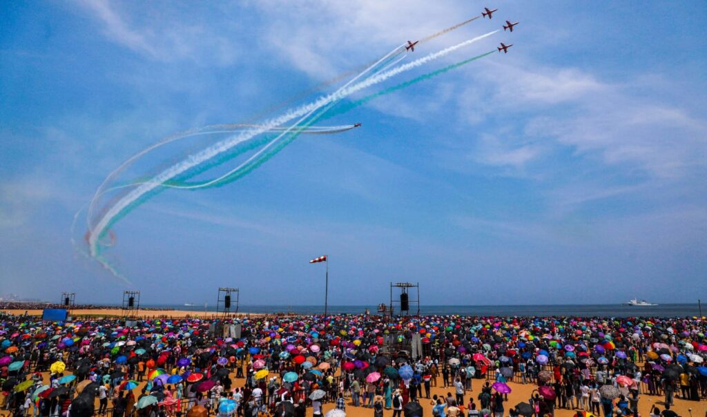 What happened at Chennai Air show that claimed 5 lives