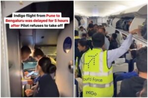 IndiGo Pune-Bengaluru Flight Delayed As Pilot Cites Duty Hours, Viral Video Fuels Passenger Outrage