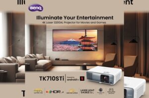 BenQ Unveils TK710STi 4K Smart Short Throw Laser Projector for Immersive Gaming and Home Entertainment