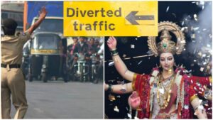 Navratri Festivities Begin: Road Closures and Traffic Diversions in Pune.
