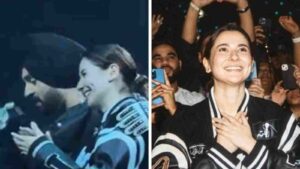 Diljit Dosanjh welcomes Hania Aamir on Stage at London Concert during Dil-Luminati tour; Badshah joins for a special moment