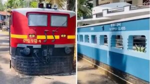 Incredible Love for Railways! Man Builds House Wall Shaped Like a Train, Video Winning Hearts Online