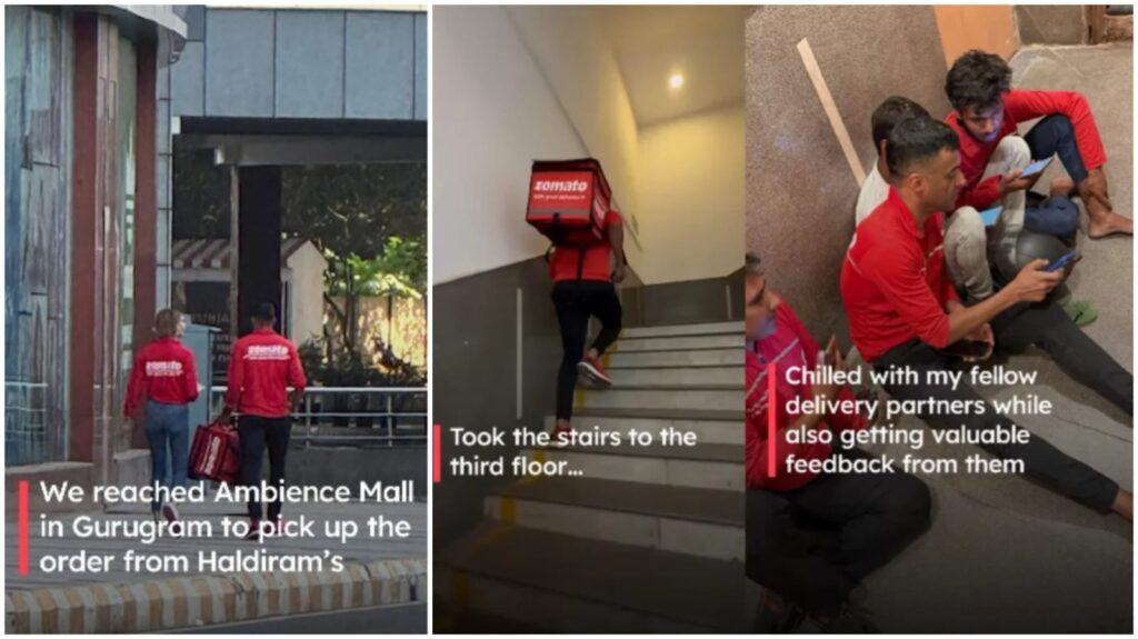 Zomato Founder Denied Access to Gurgaon Mall's Main Entrance While Making Food Deliveries.