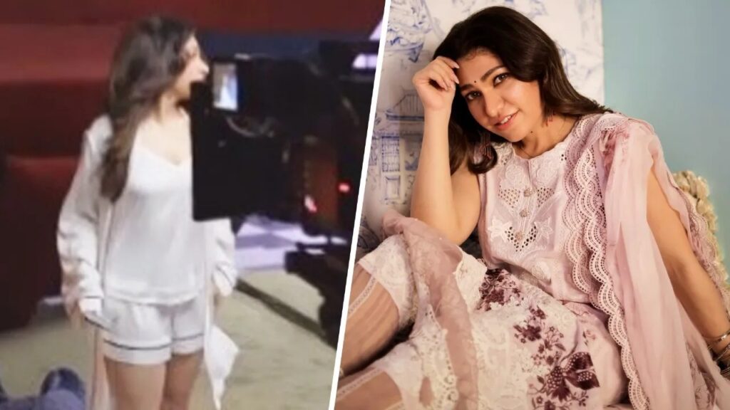Singer Tulsi Kumar narrowly escapes mishap during music video shoot