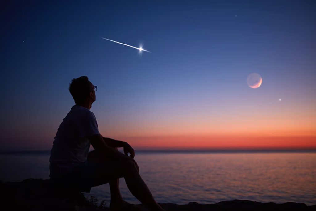 Rare Moon-Saturn Conjunction Visible Tonight