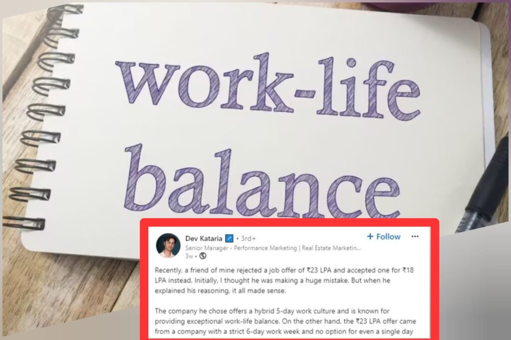 Youth Prioritizes Happiness Over High Pay: Work-Life Balance Wins
