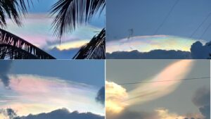 Pune News: Mysterious Lights Illuminate Pune Sky in Shades of Pink, Yellow, and Green
