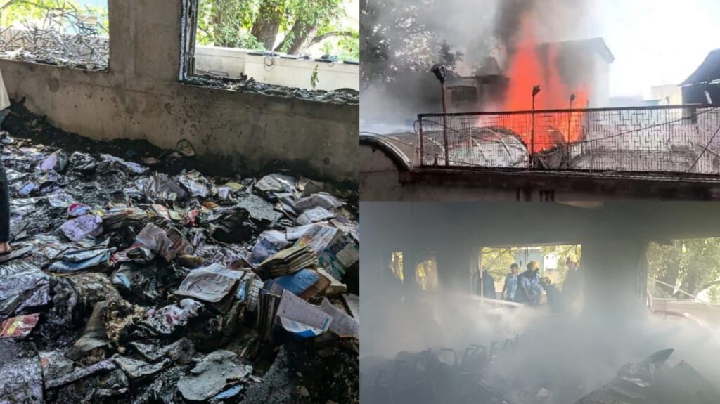 Fire Destroys Library In Pune's Navi Peth, No Casualties Reported