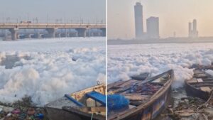 Toxic Foam Blankets Yamuna River Ahead Of Chhath, Citizens Demand Urgent Action