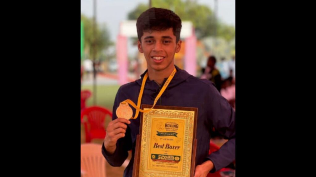 Pune: Rajveer Priya Amit Suryavanshi Wins National Gold Medal And Best Boxer Honor