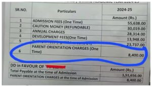 Viral Nursery School's Fee Structure: Rs 8,400 for Parent Orientation Alone