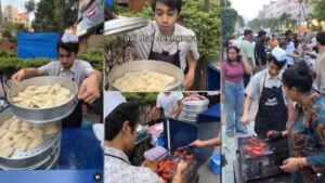 Influencer's Viral Video Reveals Surprising Earnings at a Momo Stall, Sparking Debate