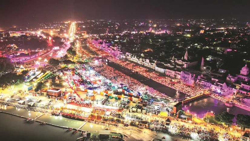 Watch: Ayodhya’s Deepotsav Sets Two World Records with Over 2.5 Million Diyas Lighting Up the Saryu