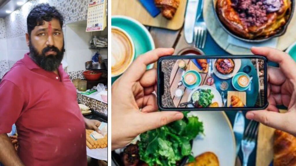 food vlogger