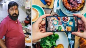 food vlogger