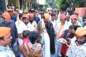 Mahesh Landge Connects with Bhosari Voters, Secures Confidence in Victory Ahead of Elections