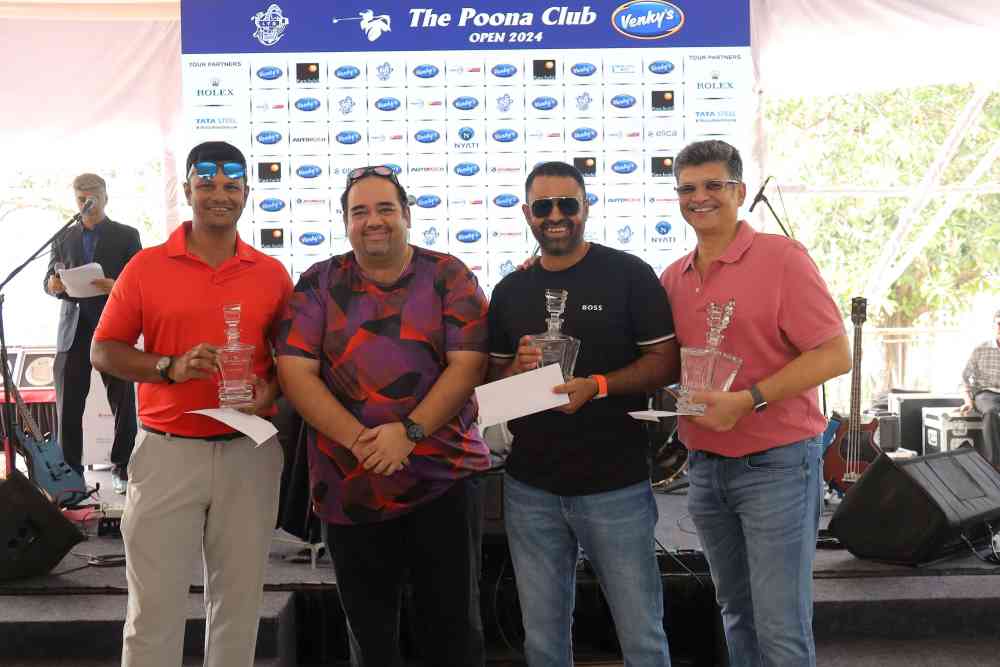 Pune: Aditya Bhandarkar’s team wins Pro-Am event of The Poona Club Open 2024