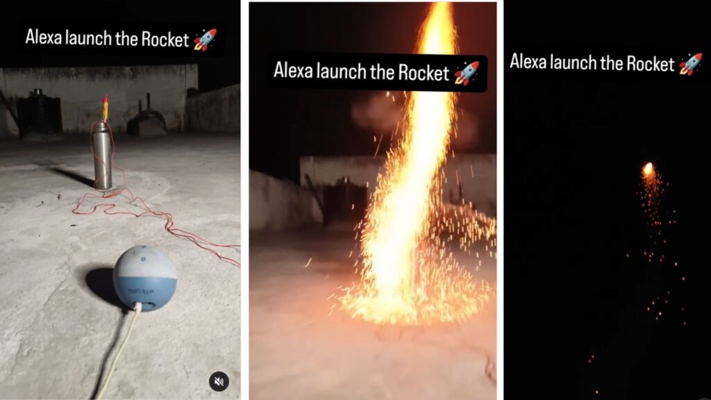 “Alexa, launch the rocket,” Man utilizes Amazon Alexa to Launch Rocket