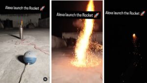 “Alexa, launch the rocket,” Man utilizes Amazon Alexa to Launch Rocket