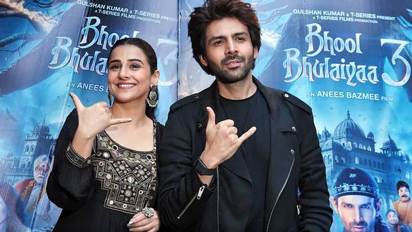Bhool Bhulaiyaa 3 Kartik Aaryan and Vidya Balan's Stellar Climax Saves a Slow-Burn Horror Comedy