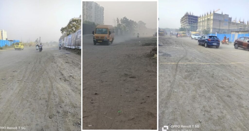 Pune: Punawale Residents Demand Immediate Action On Deplorable Road Condition Near Cambridge International School