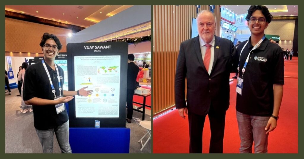 Pune: Engineering Student Vijay Sawant Represents India At World Water Forum In Bali, Earns Global Recognition