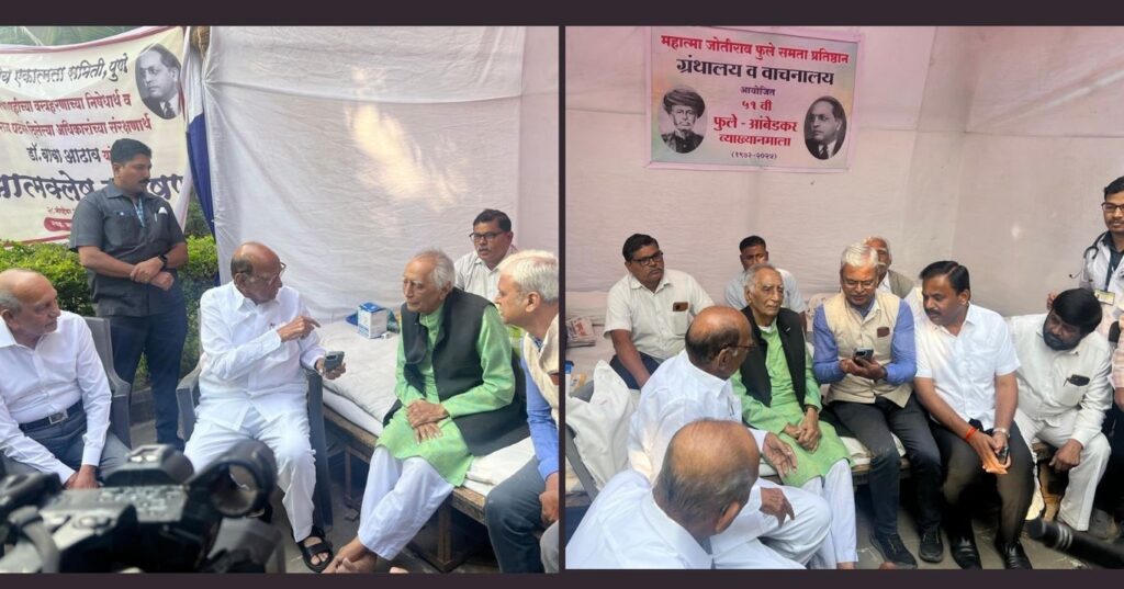 Pune Activist Dr. Baba Adhav’s Hunger Strike Calls For Action Against Government Policies