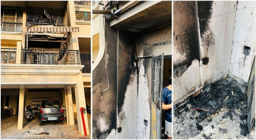 Pune: Firecracker-Induced Blaze Injures Software Engineer at Regency Meadows Building in Dhanori