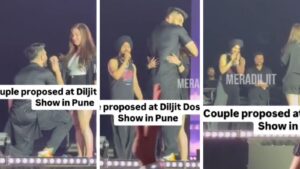Diljit Dosanjh Helps Make Dream Proposal Come True at Pune Concert. Watch video