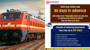 Indian Railways Cuts Advance Ticket Booking Period from 120 to 60 Days