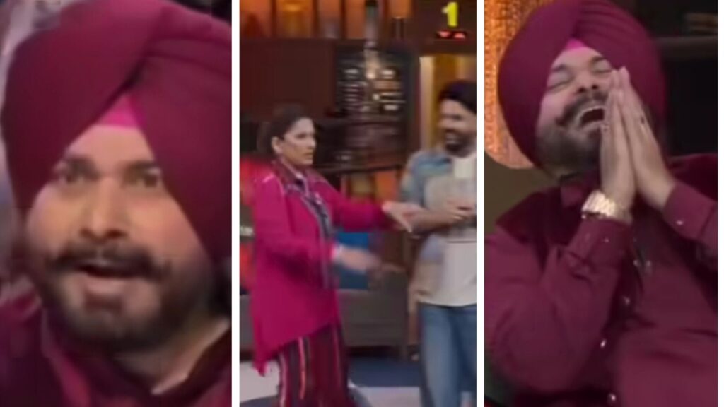 Navjot Singh Sidhu Makes a Grand Comeback on The Great Indian Kapil Show; Archana Puran Singh says 'Kapil Tu sardar sahab ko bol de meri kursi se uth jaaye.'