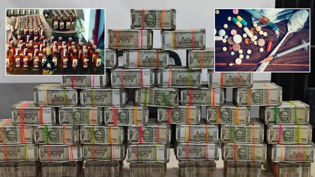 Pune District Sees Massive Seizures of Cash, Liquor, and Precious Metals Worth ₹16.34 Crore Ahead of Assembly Elections