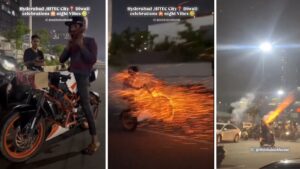 Social Media Sensation Police Take Action as Bikers Turn Streets into Stunt Grounds During Diwali