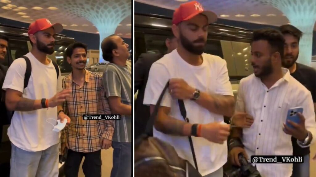 Virat Kohli frustrated as fans keep Anushka Sharma, kids waiting with selfie requests at Mumbai Airport