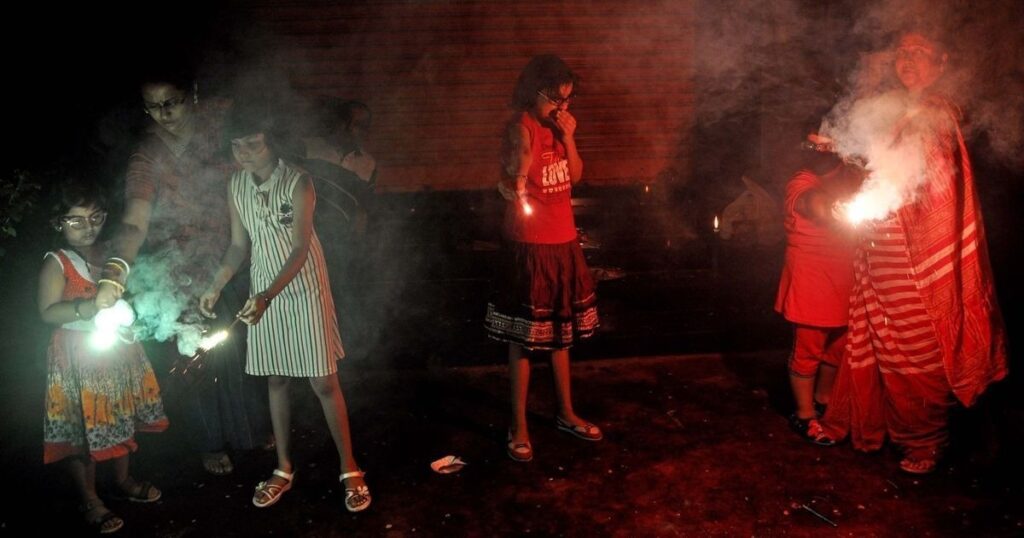 Toxic Smoke From Firecrackers Causes Respiratory Distress: Caution Advised For Sensitive Patients