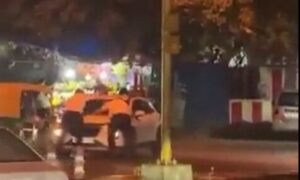 Watch: Delhi traffic cops dragged on car's bonnet over 20 metres in hit and run case