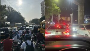Pune News: Traffic Chaos On Baner Road: Metro Pillar Construction Causes Congestion
