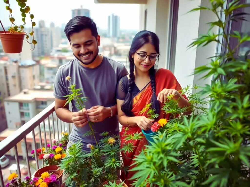 Bengaluru Couple Arrested for Growing Cannabis as 'Home Decor' After Facebook Post