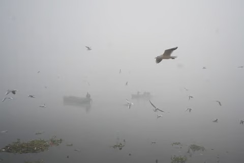 Delhi Chokes As AQI Hits 'Severe Plus' Category, Visibility Drops To 100 meter