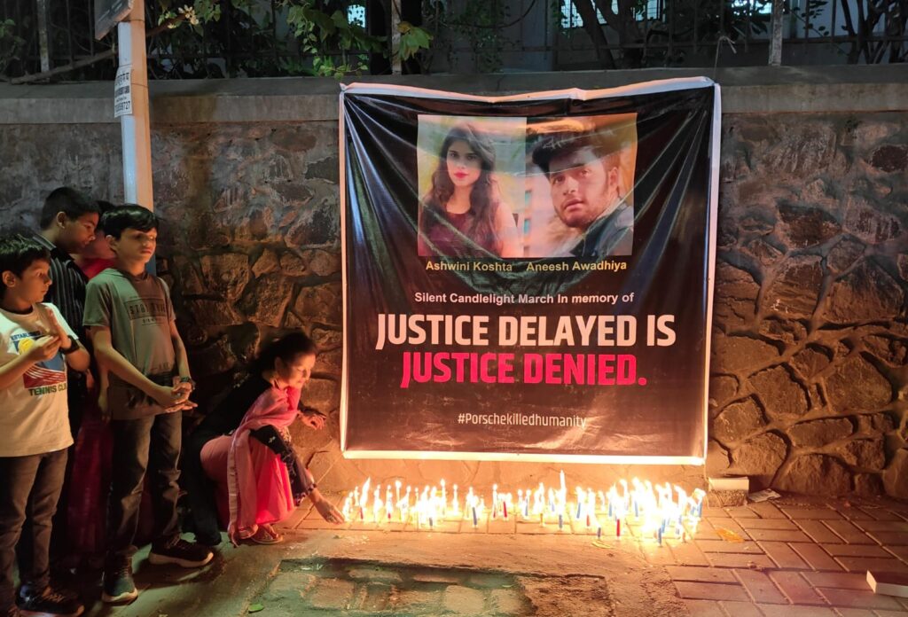 Pune Porsche Case: Citizens Pay Tribute To Anish Awadhiya And Ashwini Koshta