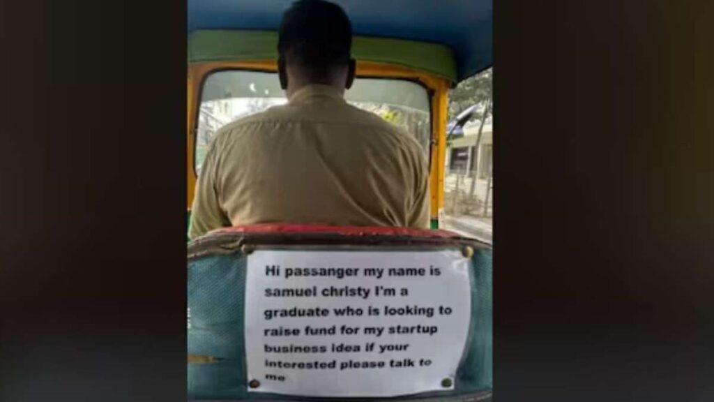 ‘Graduate’ Auto Driver Pitching Startup Idea to Passengers Goes Viral in Bengaluru