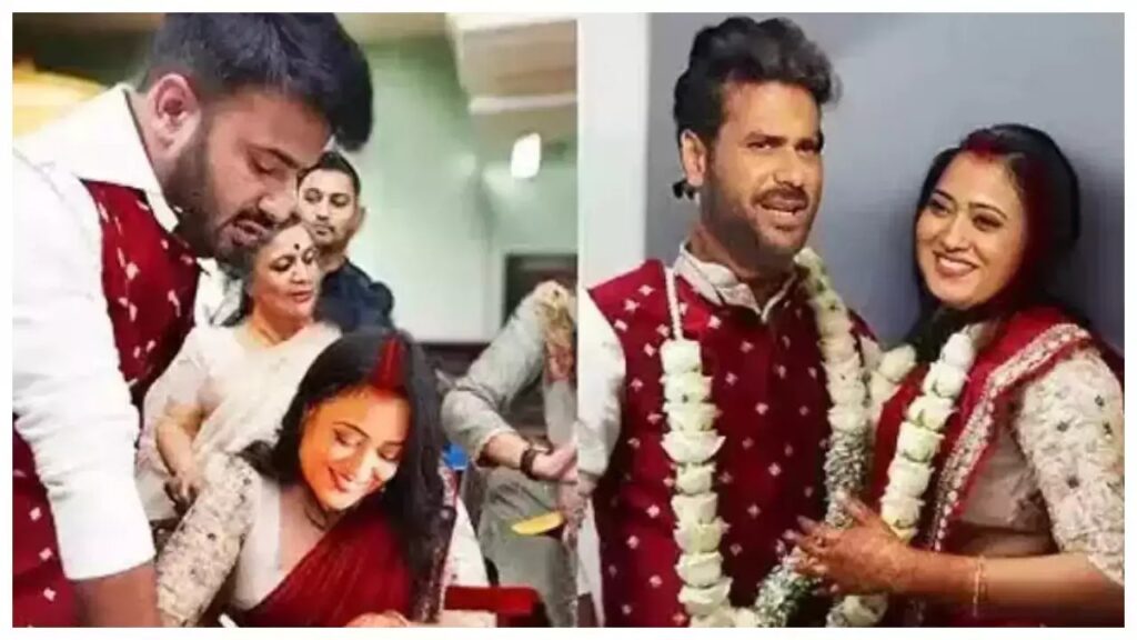 Is Shweta Tiwari Tying the Knot Again? The Reality Behind Her Viral Wedding Photo with Vishal Aditya Singh.