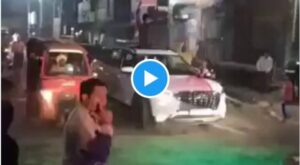 Wedding Car Catches Fire After Man Sets Off Firecrackers Through Sunroof