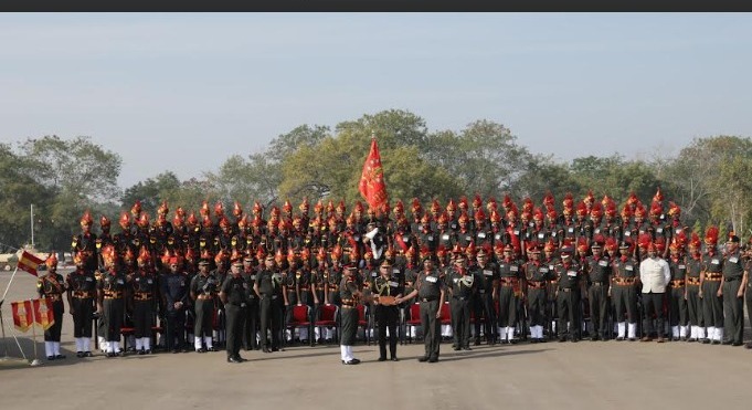 Maharashtra: Army Chief General Upendra Dwivedi Presents President's Colors To Four Battalions Of Mechanized Infantry