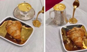 A Golden Brew: Dubai Café Serves Gold Karak Tea Worth Rs 1 Lakh! Watch Video 