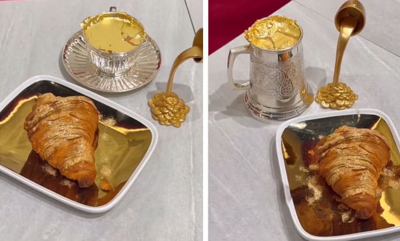 A Golden Brew: Dubai Café Serves Gold Karak Tea Worth Rs 1 Lakh! Watch Video