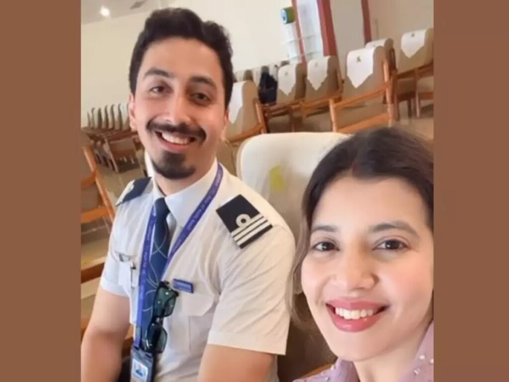 IndiGo pilot Surprises Wife with Heartwarming In-Flight Announcement