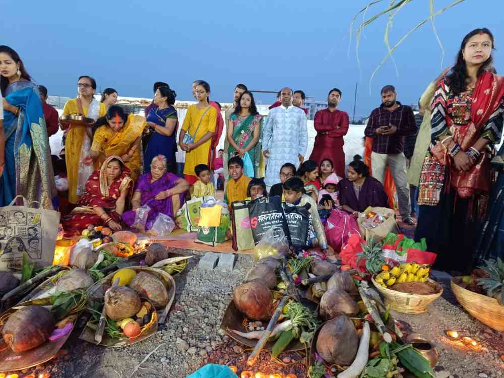 Pune: Ivy Estate In Wagholi Celebrates Sixth Annual Chhath Puja, Fostering Community Unity
