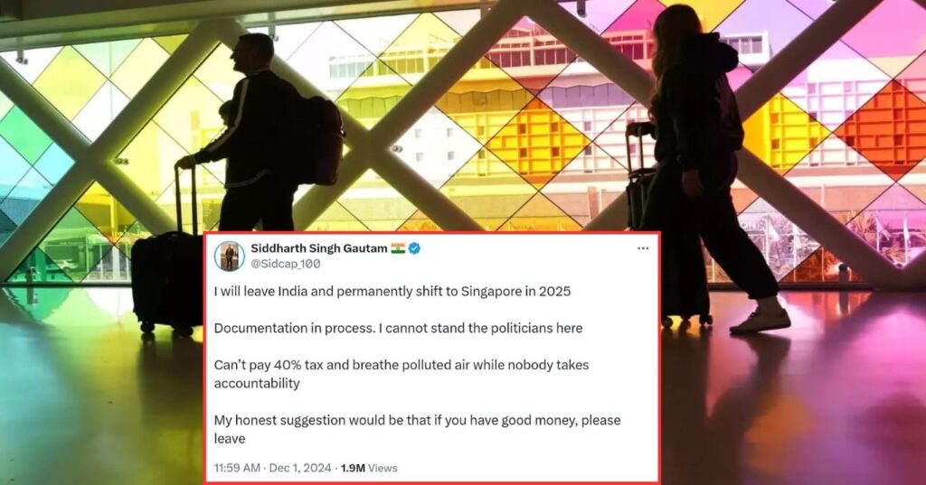 ‘I Will Leave India’: Goa Investor’s Viral Immigration Advice on Moving to Singapore Sparks Debate