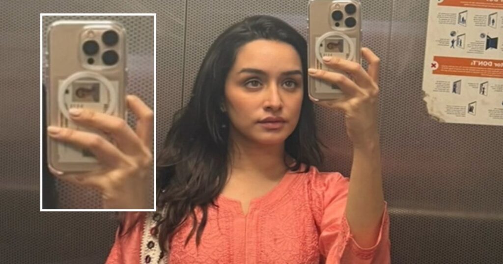 Shraddha Kapoor Drops Stunning Mirror Selfie, But Fans Are All Eyes on Her Accidental Reveal!